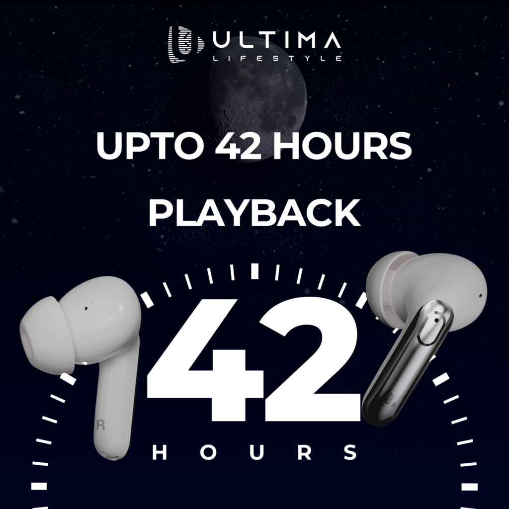 Ultima Boom 161 EQ Earbuds - Upto 42 Hours Playback